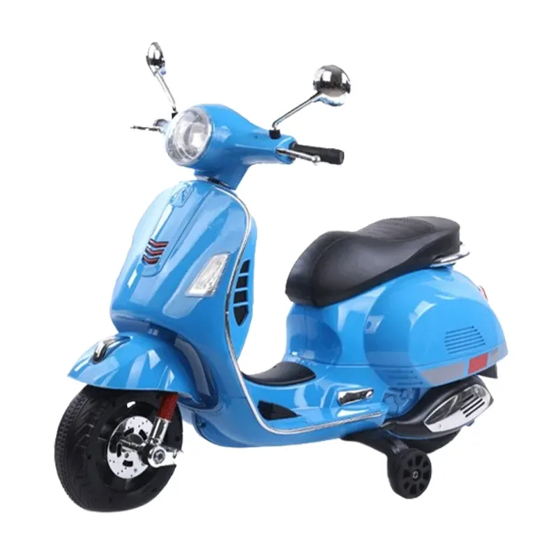 موتور شارژی وسپا کیدز مدل Vespa Kids Rear Storage Blue