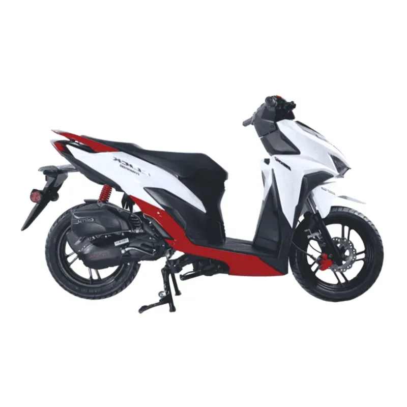 موتور سیکلت زمرد کویر طرح کلیک 150 ترمز ABS سال 1405 White Red
