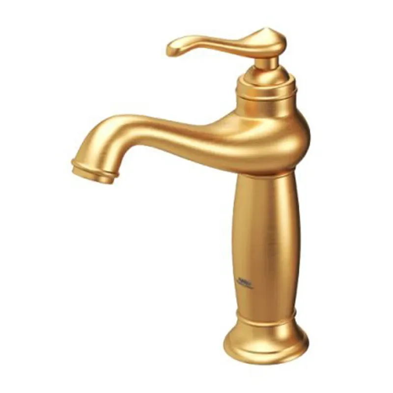 شیر روشویی کسری مدل پالرمو Gold Matt
